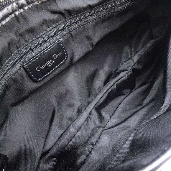 Christian Dior Double Saddle Bag Trotter Black Gray - Picture 6 of 9